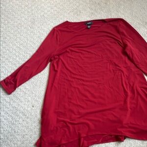 Elegant Red Women's Top